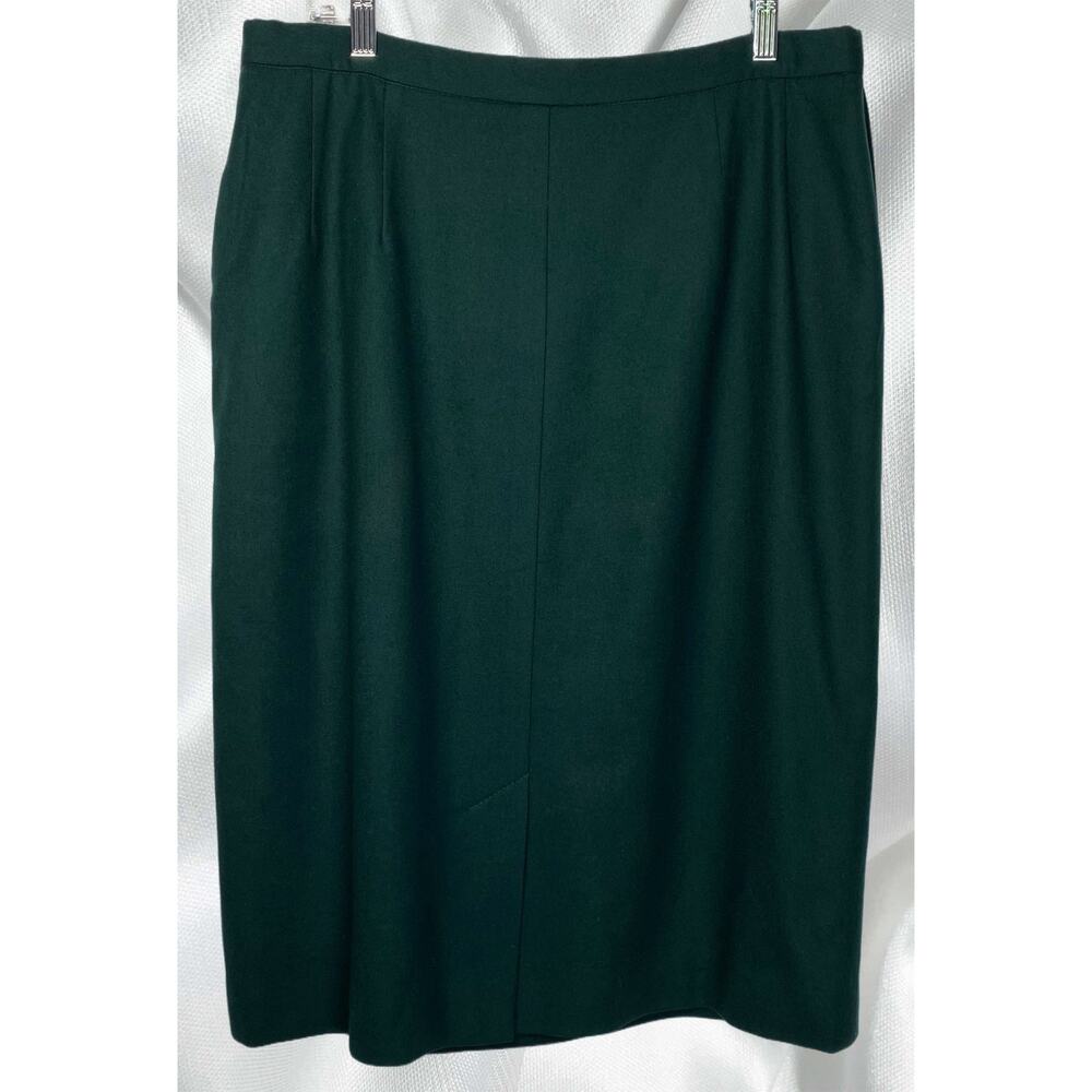 Vintage Pendleton Lined Wool Side Button Skirt Si… - image 2